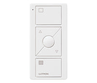 Lutron PJ2-3BRL-GWH-S01 Pico 3-Button Raise/Lower Shade Remote With Shade Icons - (White | Gloss)