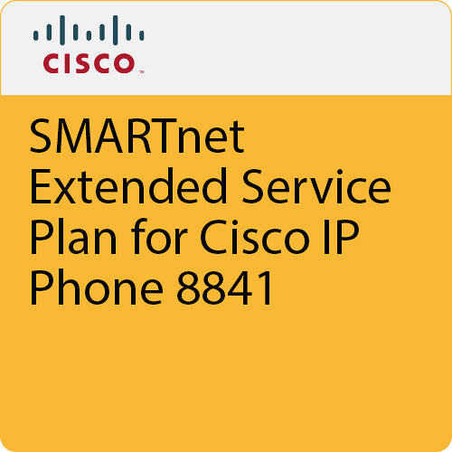 Cisco SMARTnet Extended Service Plan for Cisco IP Phone 8841