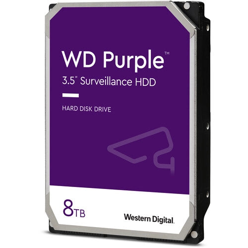 IN STOCK! WD Purple 8TB WD84PURZ Surveillance Hard Drive - SATA-5640rpm-64MB