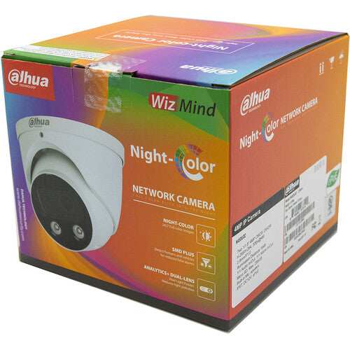 Dahua Technology N45DUD2 Night Color 2.0 Fusion N45DUD2 4MP Outdoor ePoE Network Turret Camera