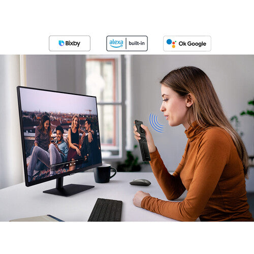 IN STOCK! Samsung M7 Smart 32" 4K HDR Monitor with Smart TV Apps and Mobile Connectivity - LS32AM702PNXZA