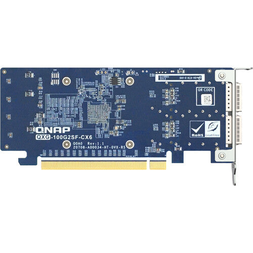 QNAP QXG-100G2SF-CX6 Dual-Port 100GbE Network Expansion Card