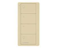 Lutron PJ2-4B-GIV-L01 Pico 4-Button Raise/Lower Light Remote - (Ivory | Gloss)