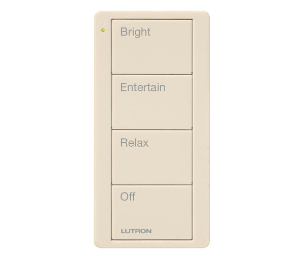 Lutron PJ2-4B-GLA-P03 Pico 4-Button Light Remote - (Light Almond | Gloss)