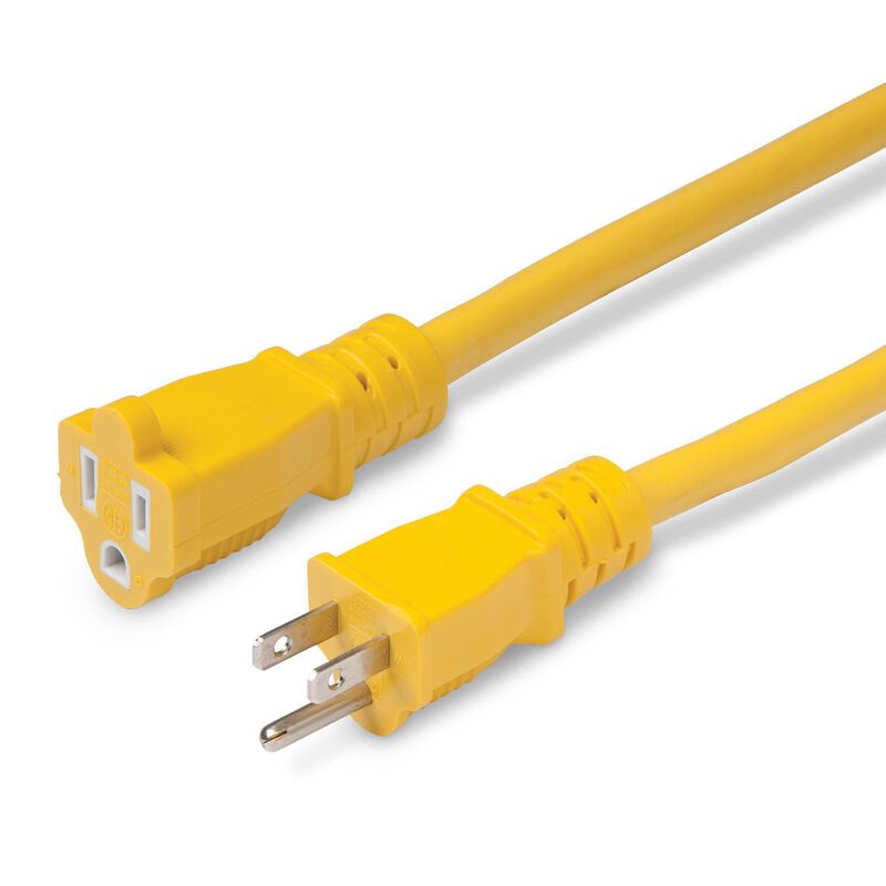 MARINCO 18697417 50' Extension Cord, 15A, 12/3 AWG, Yellow