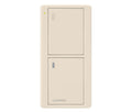Lutron PJ2-2B-GLA-L02 Pico 2-Button Power Icon Remote – (Gloss | Light Almond)