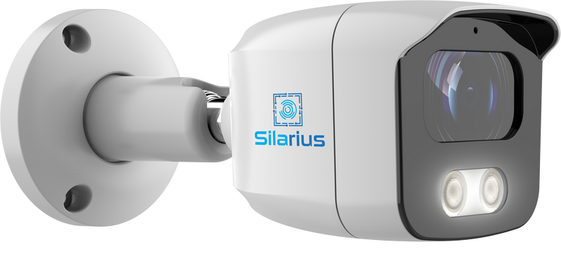 Silarius Pro Series SIL-SB8MP28AU 8MP 4K Mini Bullet Camera w/ 2.8mm lens and built-in Audio (NDAA Compliant)