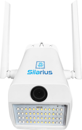 Silarius SIL-LIGHTSWIFI2MP28 WiFi, APP enabled, fixed, 2MP full HD, Alarm lights, Outdoor camera, 2-Way Audio - 2.8mm lens