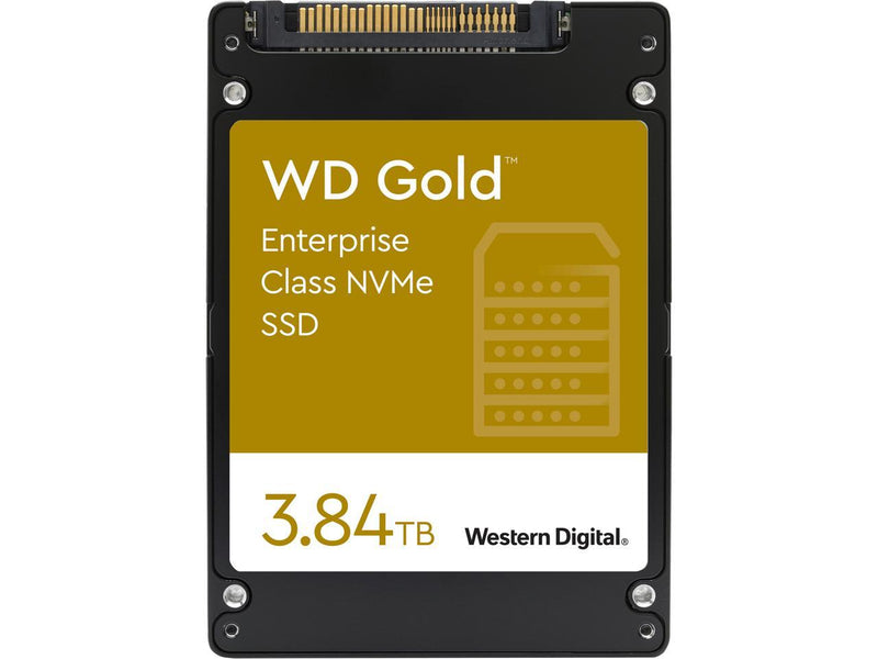 WD Gold WDS384T1D0D 2.5" U.2 3.84TB PCI-Express 3.1 x4, NVMe 1.3 Enterprise Solid State Drive