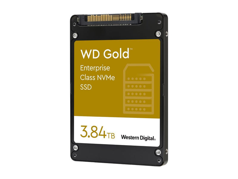 WD Gold WDS384T1D0D 2.5" U.2 3.84TB PCI-Express 3.1 x4, NVMe 1.3 Enterprise Solid State Drive