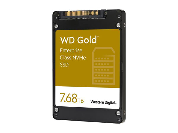 WD Gold WDS768T1D0D 2.5" U.2 7.68TB PCI-Express 3.1 x4, NVMe 1.3 Enterprise Solid State Drive