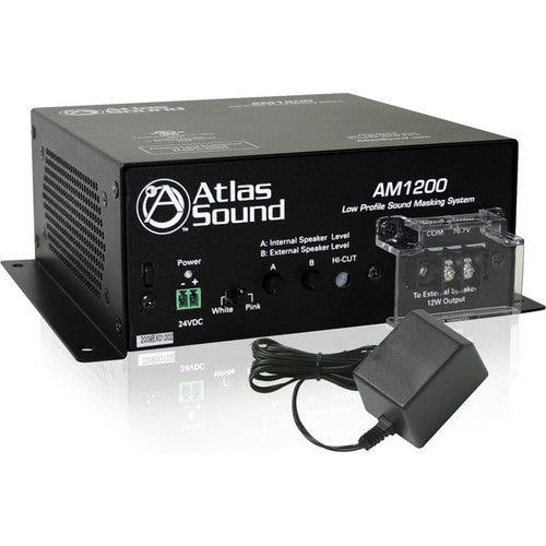 Atlas™ Sound AM1200 Low Profile Self Contained Sound Masking System