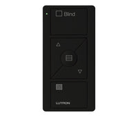 Lutron PJ2-3BRL-GBL-S09 Pico 3-Button Raise/Lower Horizontal Sheer Blind Remote - (Black | Gloss)