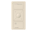 Lutron PJ2-3BRL-GLA-S03 Pico 3-Button Raise/Lower Blackout Remote With Text - (Light Almond | Gloss)