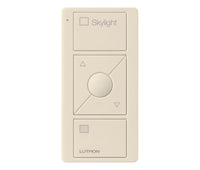 Lutron PJ2-3BRL-GLA-S06 Pico 3-Button Raise/Lower Skylight Remote - (Light Almond | Gloss)