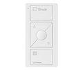 Lutron PJ2-3BRL-TSW-S02 Pico 3-Button Raise/Lower Shade Remote With Text - (Snow | Satin)