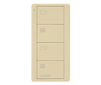 Lutron PJ2-4B-GIV-S21 Pico 4-Button 2-Group Shade Icon Remote - (Ivory | Gloss)