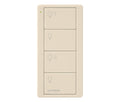 Lutron PJ2-4B-GLA-L21 Pico 4-Button 2-Group Light Icon Remote - (Light Almond | Gloss)