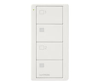 Lutron PJ2-4B-GWH-S21 Pico 4-Button 2-Group Shade Icon Remote - (White | Gloss)