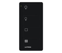 Lutron PJ2-4B-TMN-LS21 Pico 4-Button 2-Group Light/Shade Icon Remote - (Midnight | Satin)