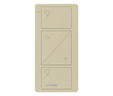 Lutron PJ2-2BRL-GIV-L01 Pico 2-Button Raise/Lower Light Icon Remote - (Ivory | Gloss)