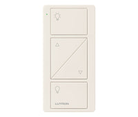 Lutron PJ2-2BRL-TBI-L01 Pico 2-Button Raise/Lower Light Icon Remote - (Biscuit | Satin)
