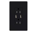 Lutron SCR-15-UBTR-MN 15 Amp USB Receptacle - (Midnight | Satin)