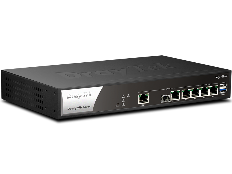 DrayTek Vigor2962 High Performance Dual-WAN Router/VPN Gateway