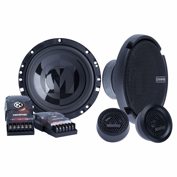 Memphis Audio PRX60C Power Reference Series 6.5" Oversize Component Speakers With 1" Tweeters - Pair