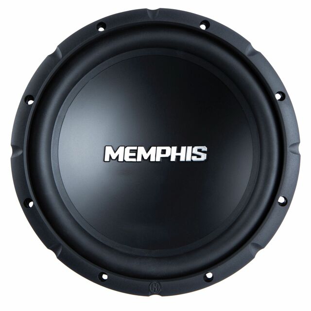 Memphis Audio SRX1044 10" Street Reference Dual 4-Ohm Subwoofer - 200 wRMS