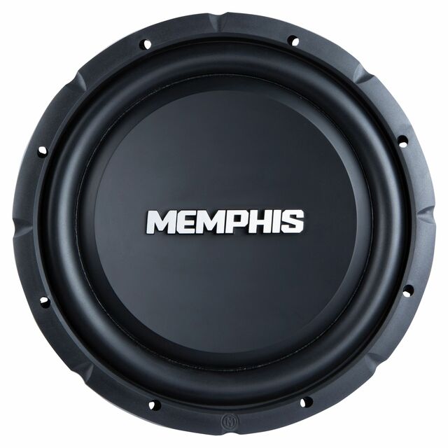 Memphis Audio SRXS1244 12" Street Reference Dual 4-Ohm Shallow Mount Subwoofer - 250 wRMS