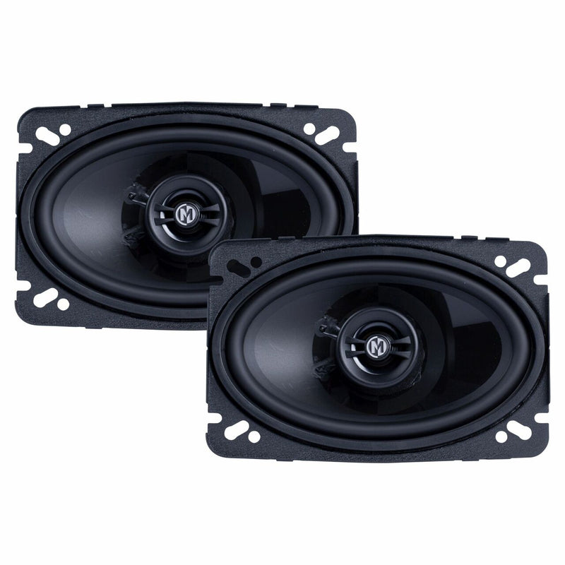 Memphis Audio PRX46 Power Reference Series 4x 6" 2-Way Coaxial Speakers With Swivel Tweeters - Pair