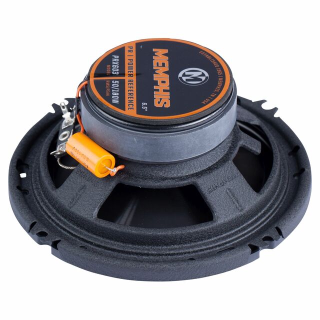 Memphis Audio PRX603 Power Reference Series 6.5" 3-Way Coaxial Speakers With Swivel Tweeters - Pair