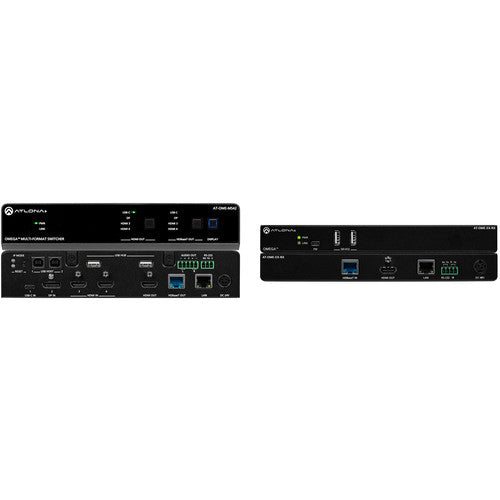 Atlona® AT-OME-MS42-KIT Omega Switcher/Extender TX/RX Kit for Soft Teleconference Systems w/USB