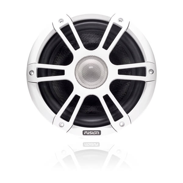 Fusion® 010-02434-10 Signature Series 3 8.8" 330 Watt Coaxial Sports White Marine Speakers (Pair) with CRGBW LED Lighting