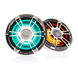 Fusion® 010-02432-11 Signature Series 3 6.5" 230 Watt Coaxial Sports Chrome Marine Speakers (Pair) with CRGBW LED Lighting
