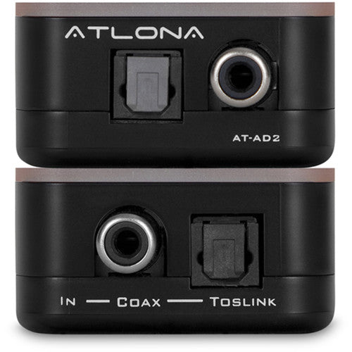 Atlona® AT-AD2 Optical/Digital Coaxial Audio 2-Way Converter