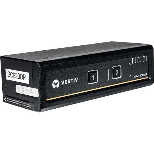 Vertiv SC920DP-001 Cybex SC900 Secure Desktop KVM | 2 Port Dual-Head | DP in/DP out