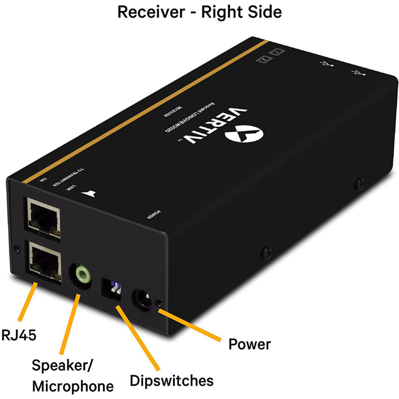 Vertiv LV3020P-001 Avocent LV3000 | IP KVM Extender | Dual VGA, USB, Audio