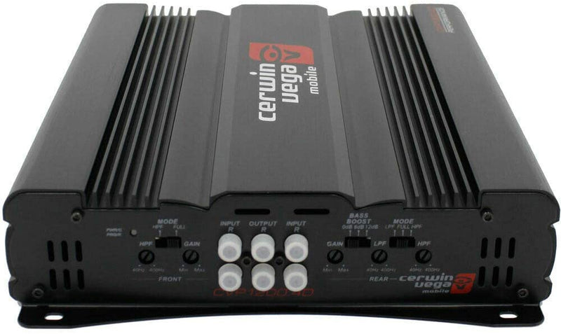 Cerwin Vega CVP1200.4D CVP Series 4-Channel Class-D Amplifier (600W RMS)