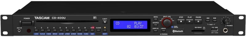 Tascam CD-400U CD/Media Player with AM/FM Receiver