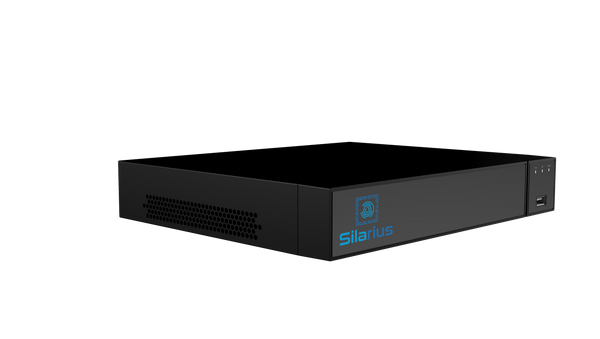Silarius Pro Series SIL-NVRAI166 36-Channels 4K AI NVR Gigabit 12MP Face Recognition, Face comparison, NVR, 6TB HDD