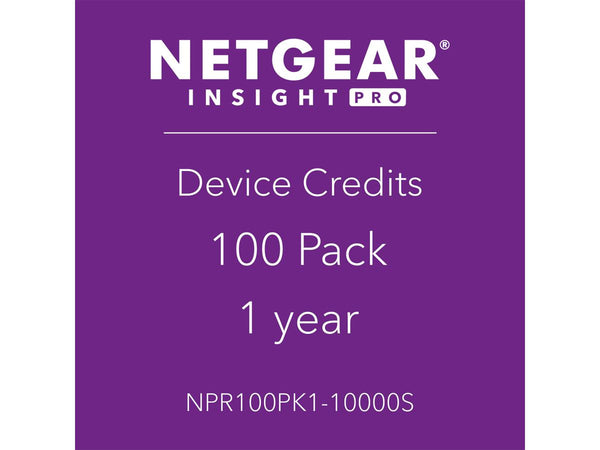 NETGEAR NPR100PK1-10000S INSIGHT PRO 100 PACK 1 YEAR