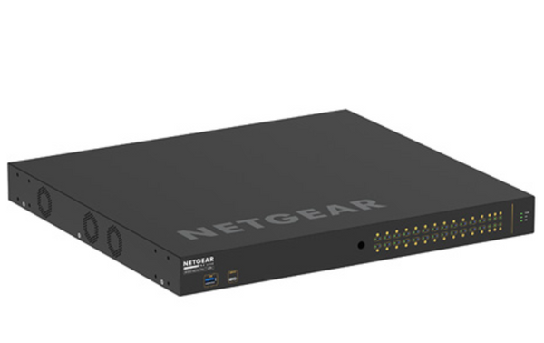 NETGEAR GSM4230PX-100NAS Managed Ethernet Switch w/ 30 Ports (24 x 10/100/1000BASE-T Ultra90/ 2 x RJ45/ 4 x 1000BASE-X