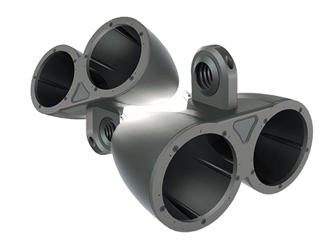 KICKER 12KMTED PAIR OF DUAL 6.5" MARINE ENCLOSURE