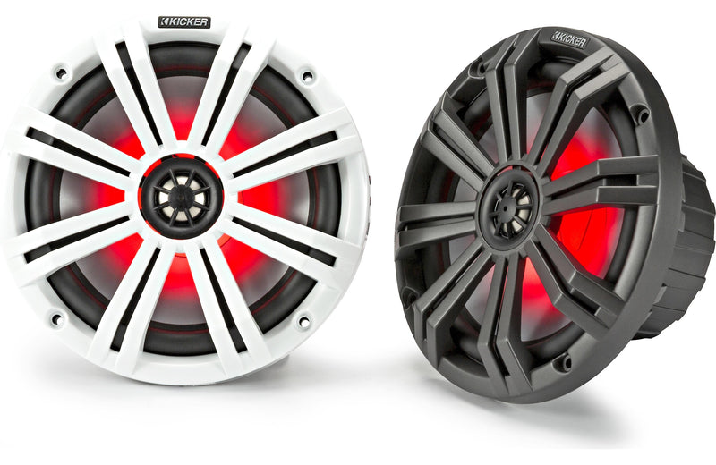 KICKER 45KM84L 8" LED MARINE SPEAKERS