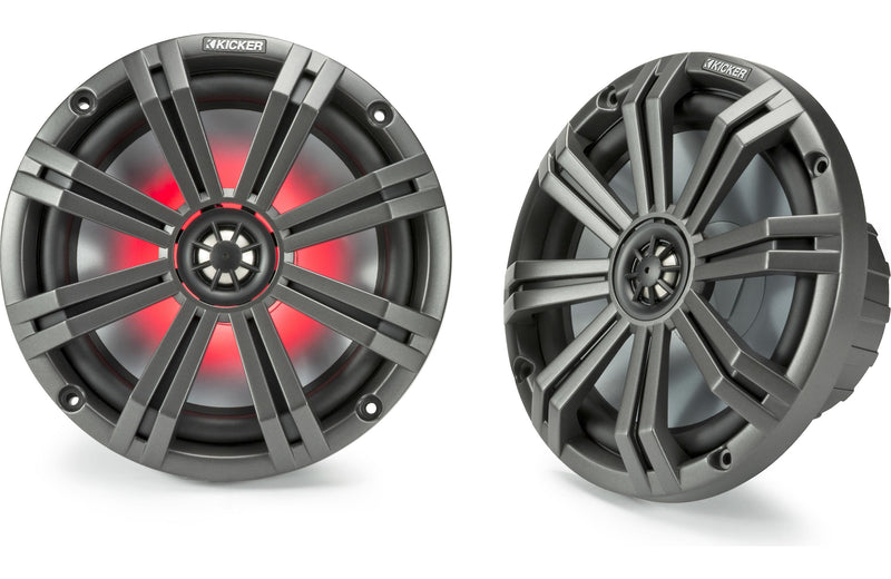 KICKER 45KM84L 8" LED MARINE SPEAKERS