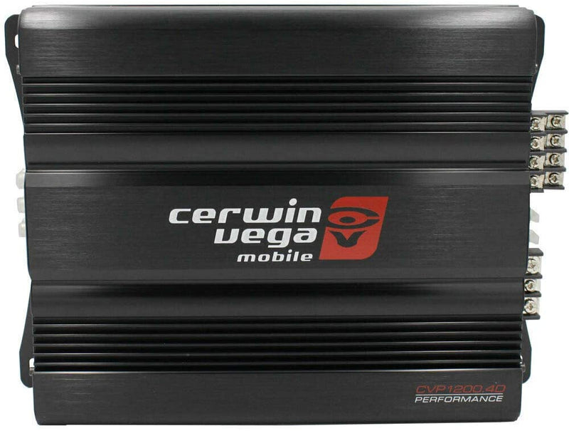 Cerwin Vega CVP1200.4D CVP Series 4-Channel Class-D Amplifier (600W RMS)