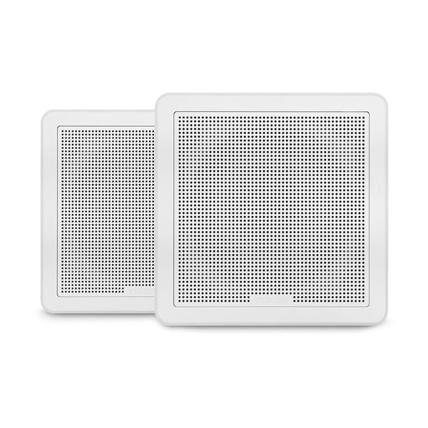 Fusion® 010-02300-10 FM Series 7.7" 200-Watt Square White Flush Mount Marine Speakers