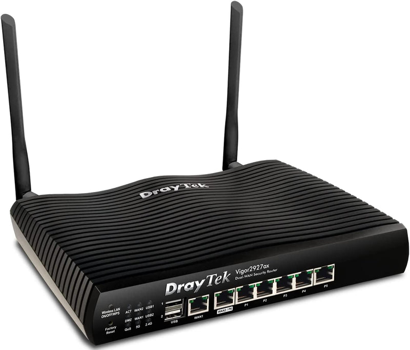 IN STOCK! DrayTek 2927ax Dual WAN Router With WiFi 802.11ax